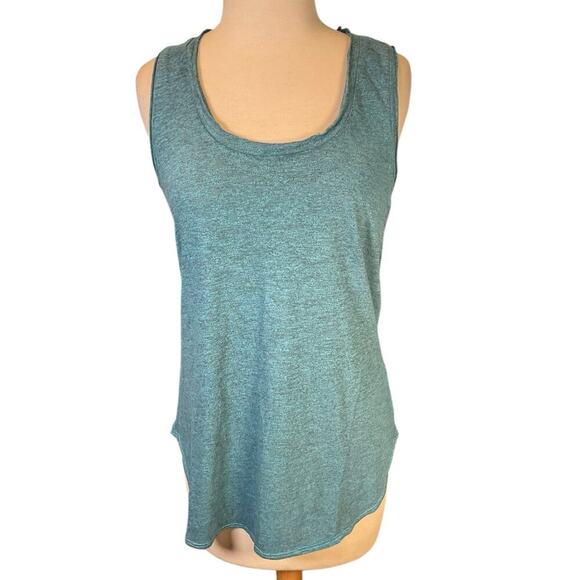 Lanston Racer Back Tank Top Size Medium Light Blue Active Runner Light Weight - Picture 2 of 8